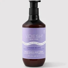 VOESH Vegan Hand & Body Crème – Hydrating Shea Butter Lotion – 3 oz & 28 oz