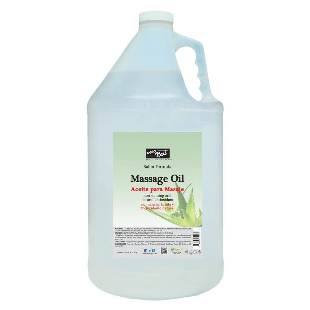 Spa Redi Mani, Pedi & Body Massage Oil – 1 Gallon (128 fl oz / 3.78 L)