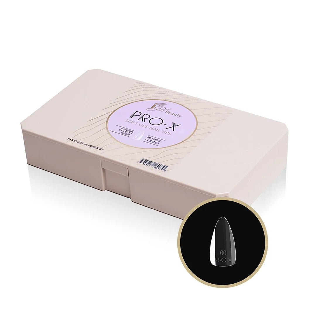 Pro-X Soft Gel Nail Tips – Natural Shapes | Short, Medium & Long