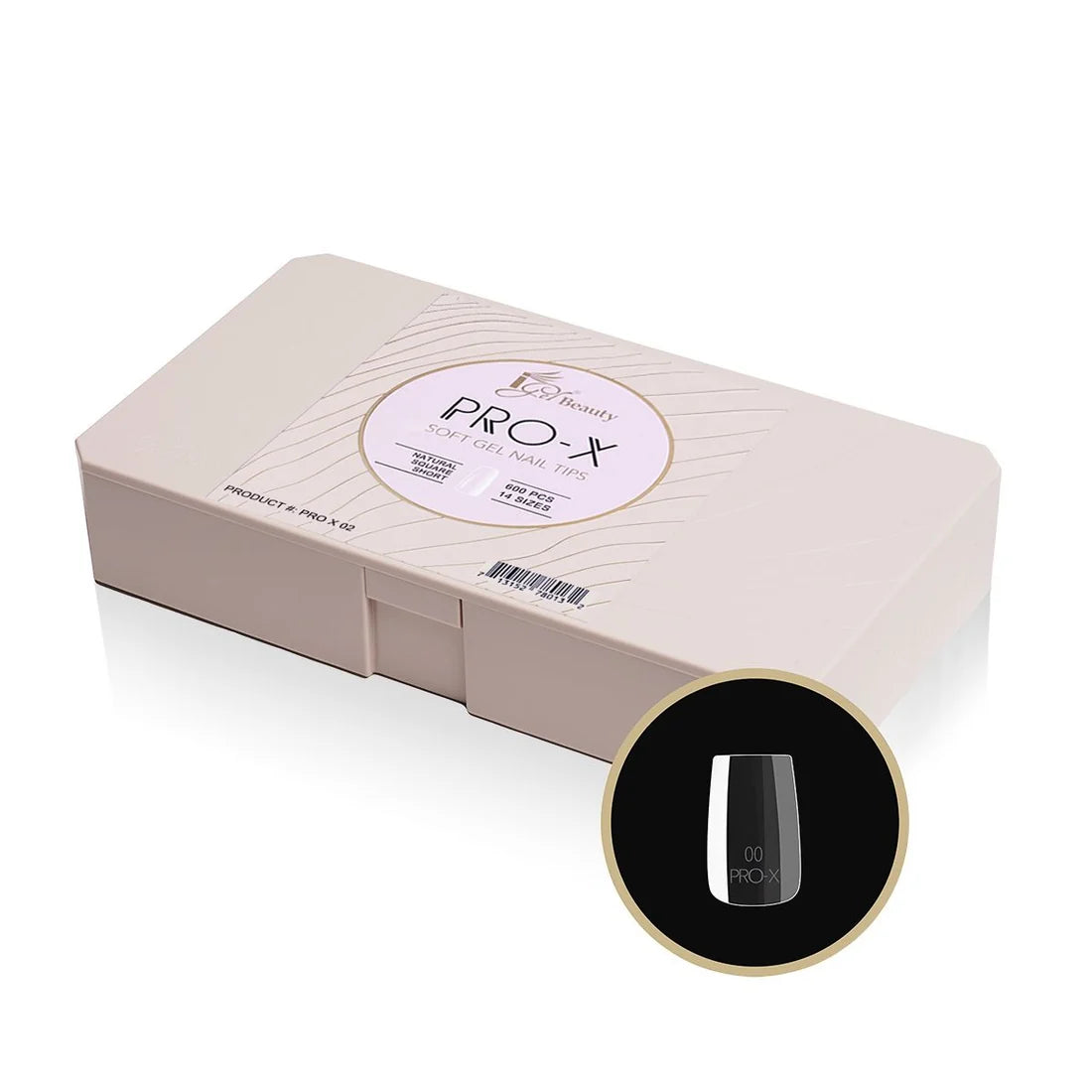 Pro-X Soft Gel Nail Tips – Natural Shapes | Short, Medium & Long