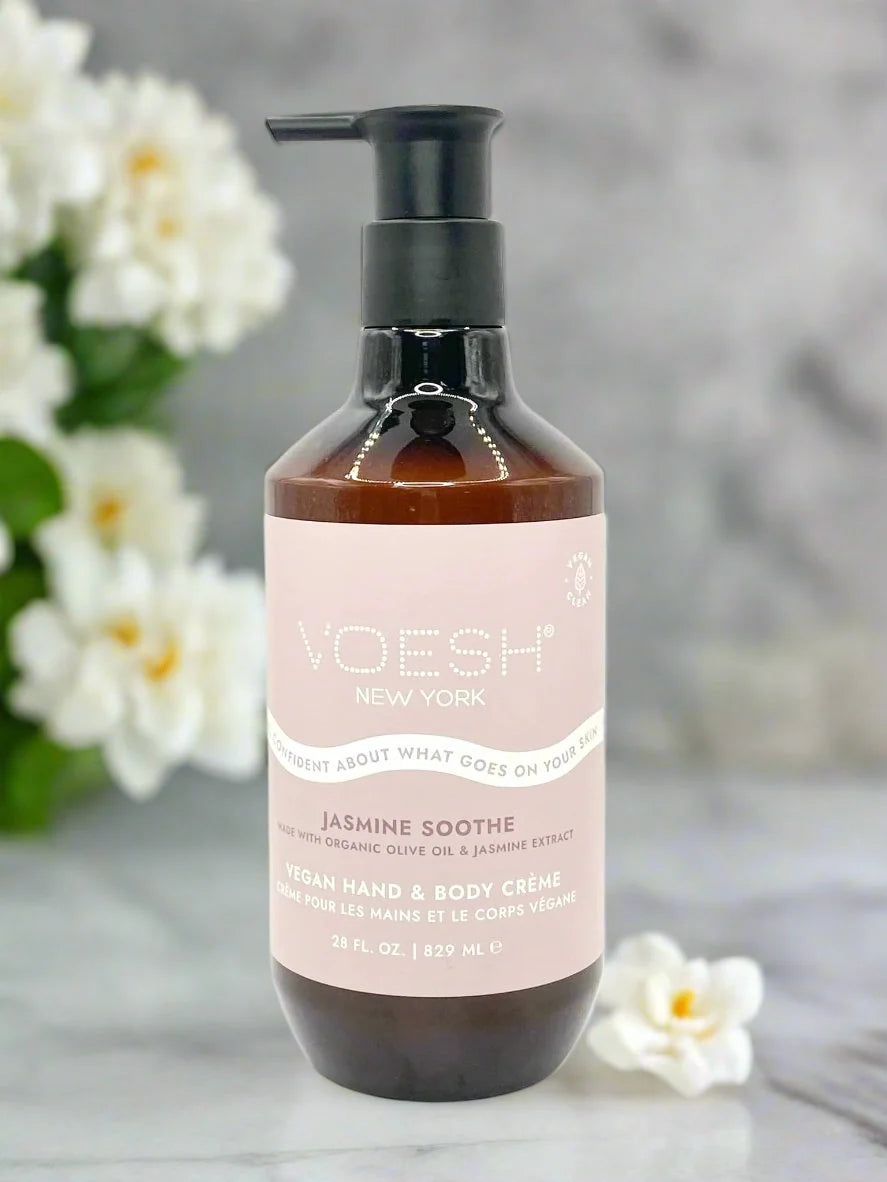 VOESH Vegan Hand & Body Crème – Hydrating Shea Butter Lotion – 3 oz & 28 oz